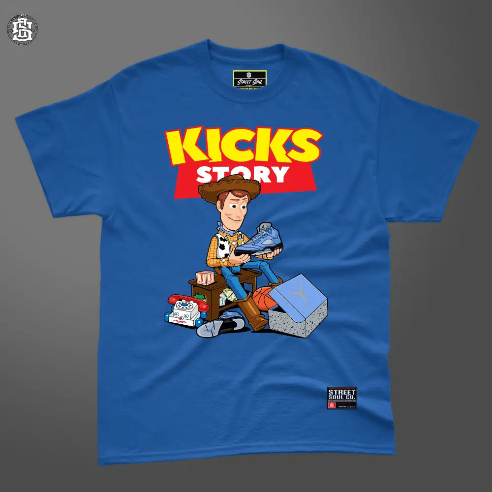 Kicks story sneakerhead Navy blue T-shirt - T- Shirt