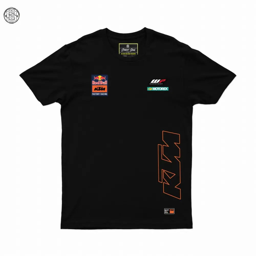 KTM Racing team Printed cotton t-shirt - Street Soul Clothing