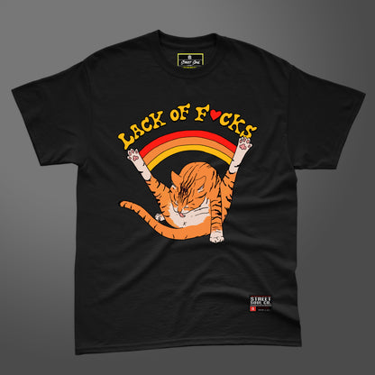 Lack of F**ks black T-shirt