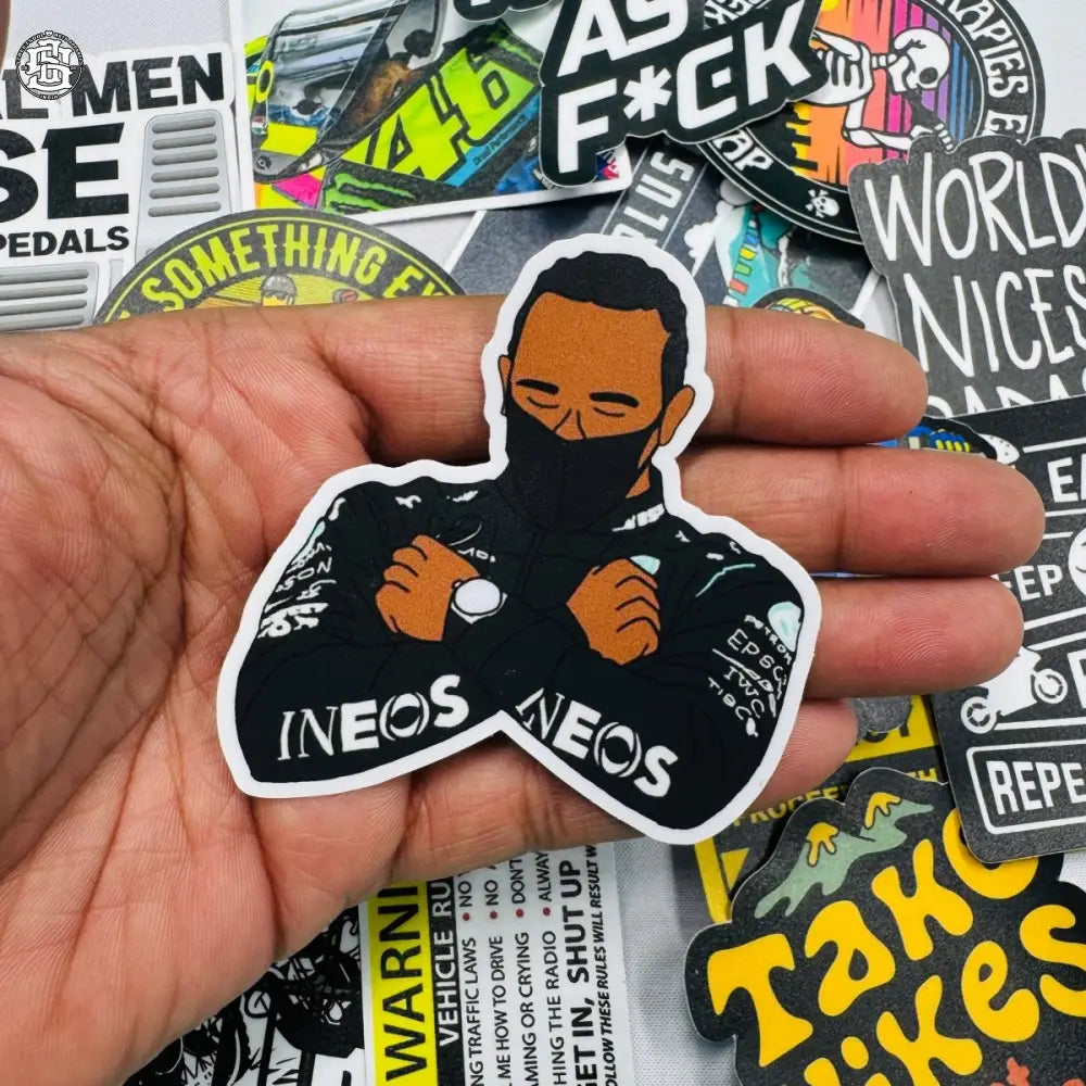 Lewis Hamilton Sticker - Street Soul Clothing
