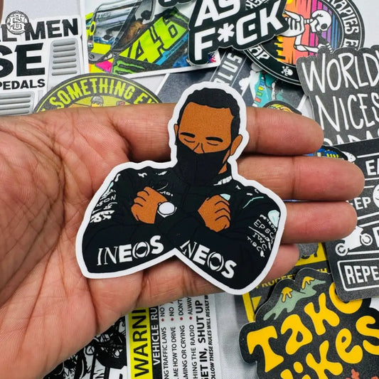 Lewis Hamilton Sticker - Street Soul Clothing