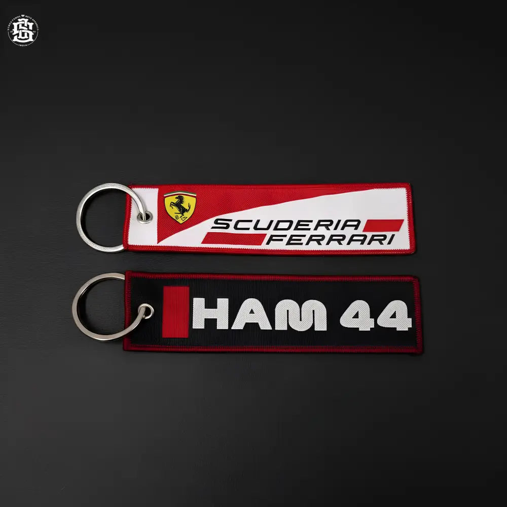 Lewis hamilton woven keychain - keychain