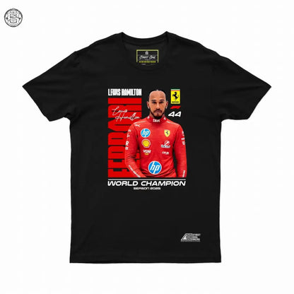 Lewis hamilton X Ferrari Formula one T-shirt - Street Soul Clothing