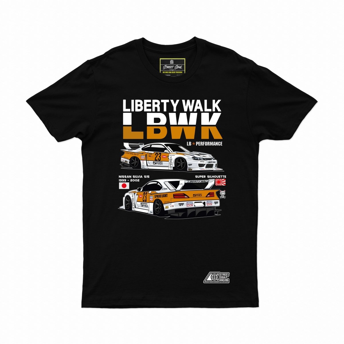 Liberty walk silvia JDM Graphic T-shirt - Street Soul Clothing