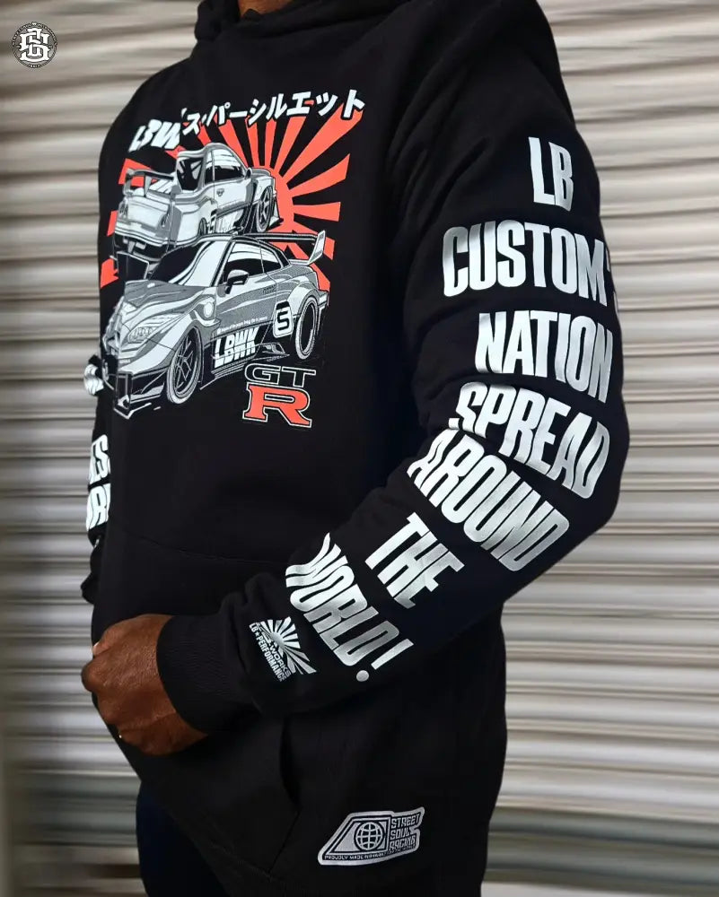 Liberty walk X Nissan GTR JDM Hoodie - Street Soul Clothing