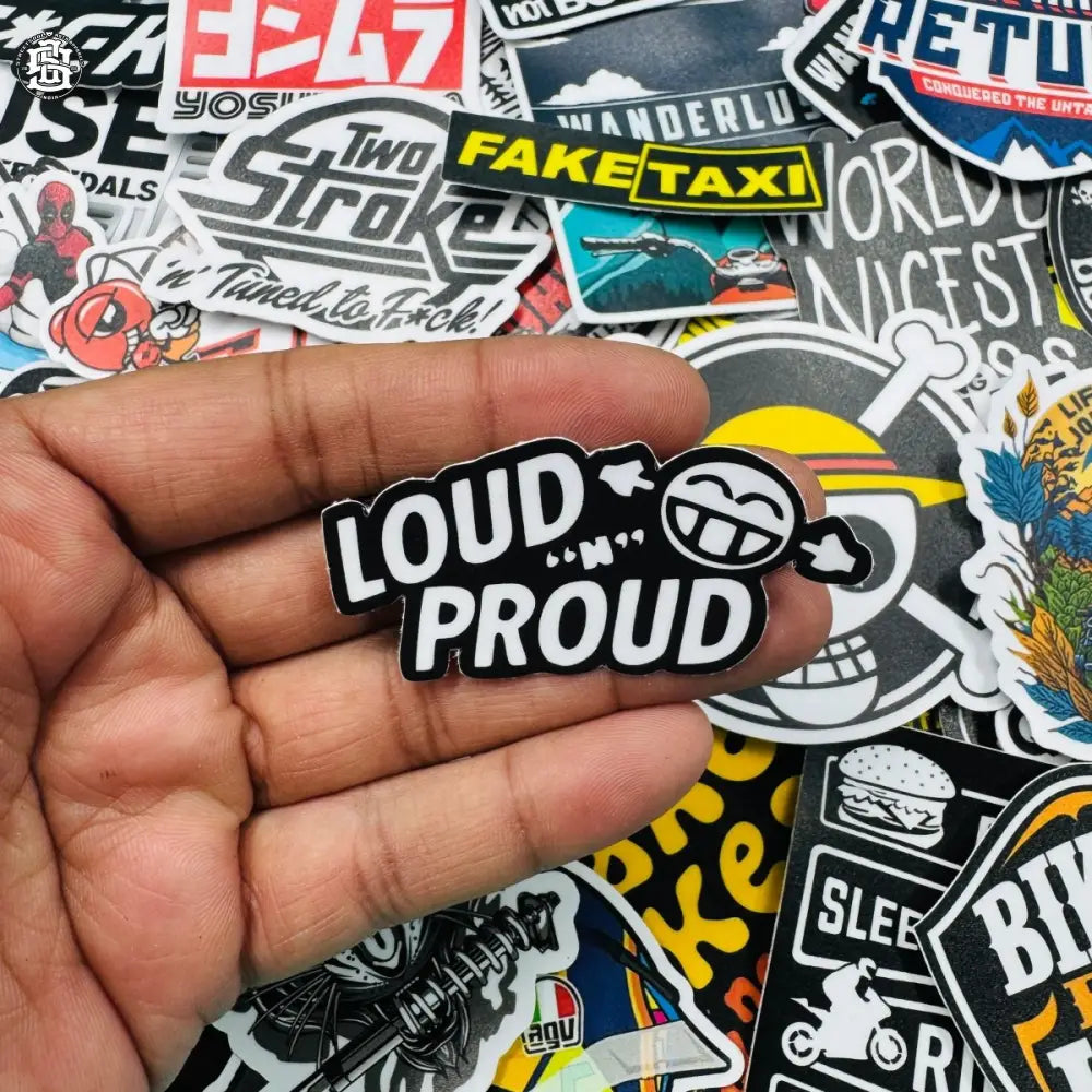 Loud & Proud sticker - Street Soul Clothing