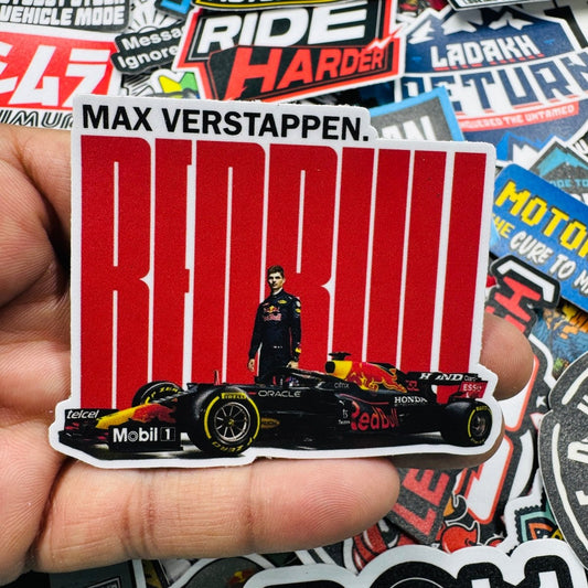 Max Verstappen Redbull sticker - Street Soul Clothing