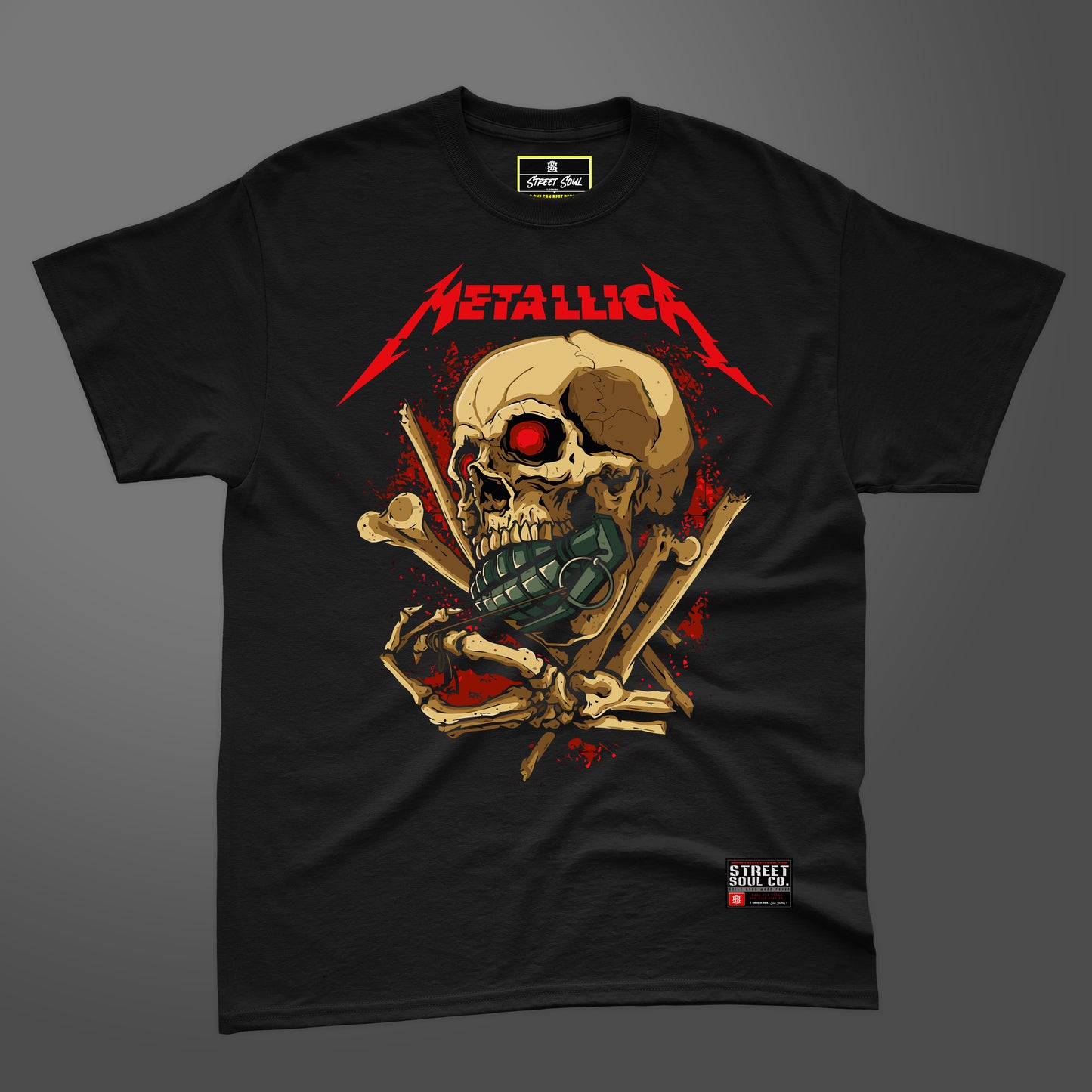 Metallica black printed T-shirt