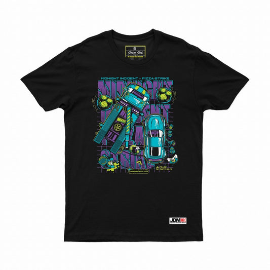 Midnight incident Drive safe JDM T-shirt - Street Soul Clothing