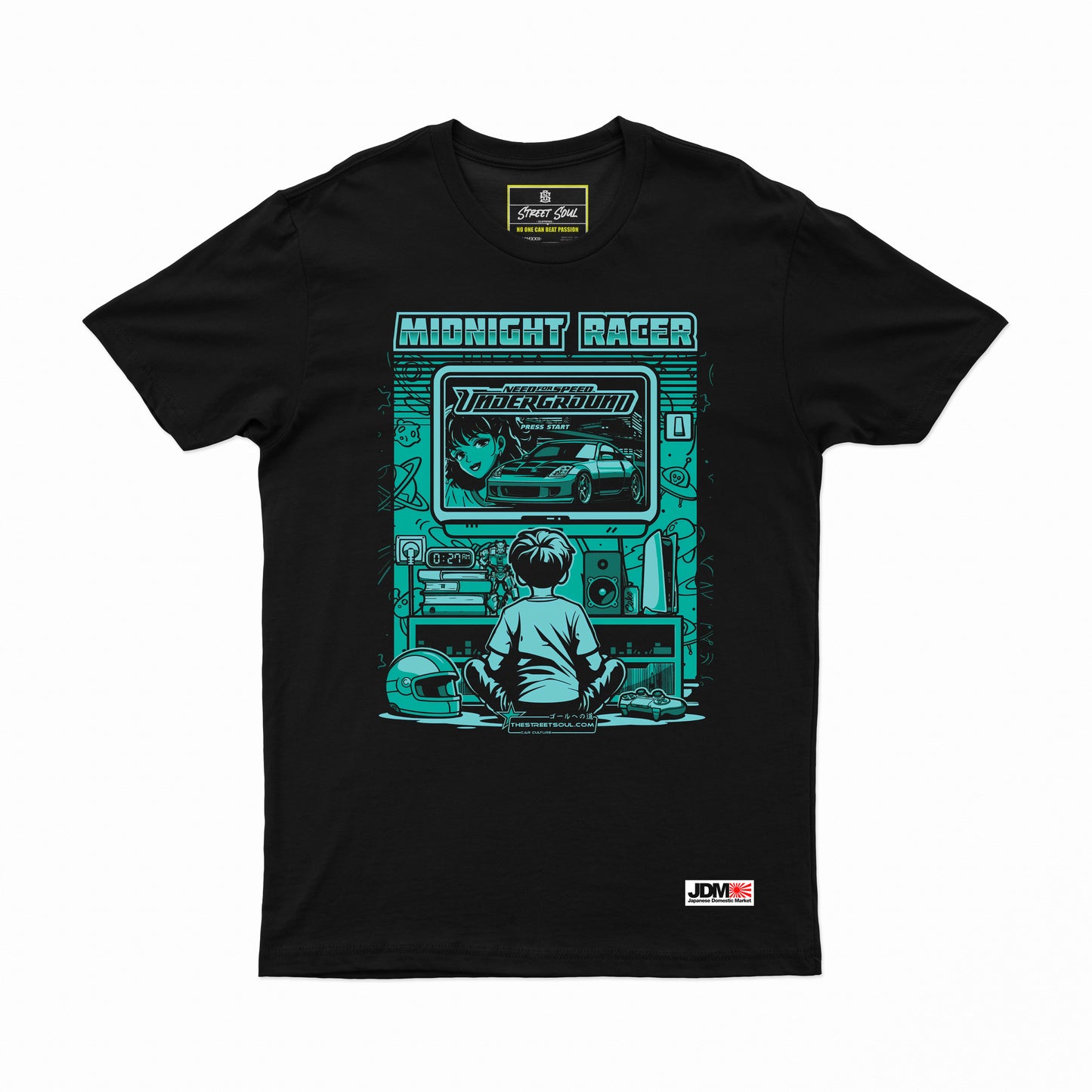 NFS Underground Midnight racer JDM T-shirt