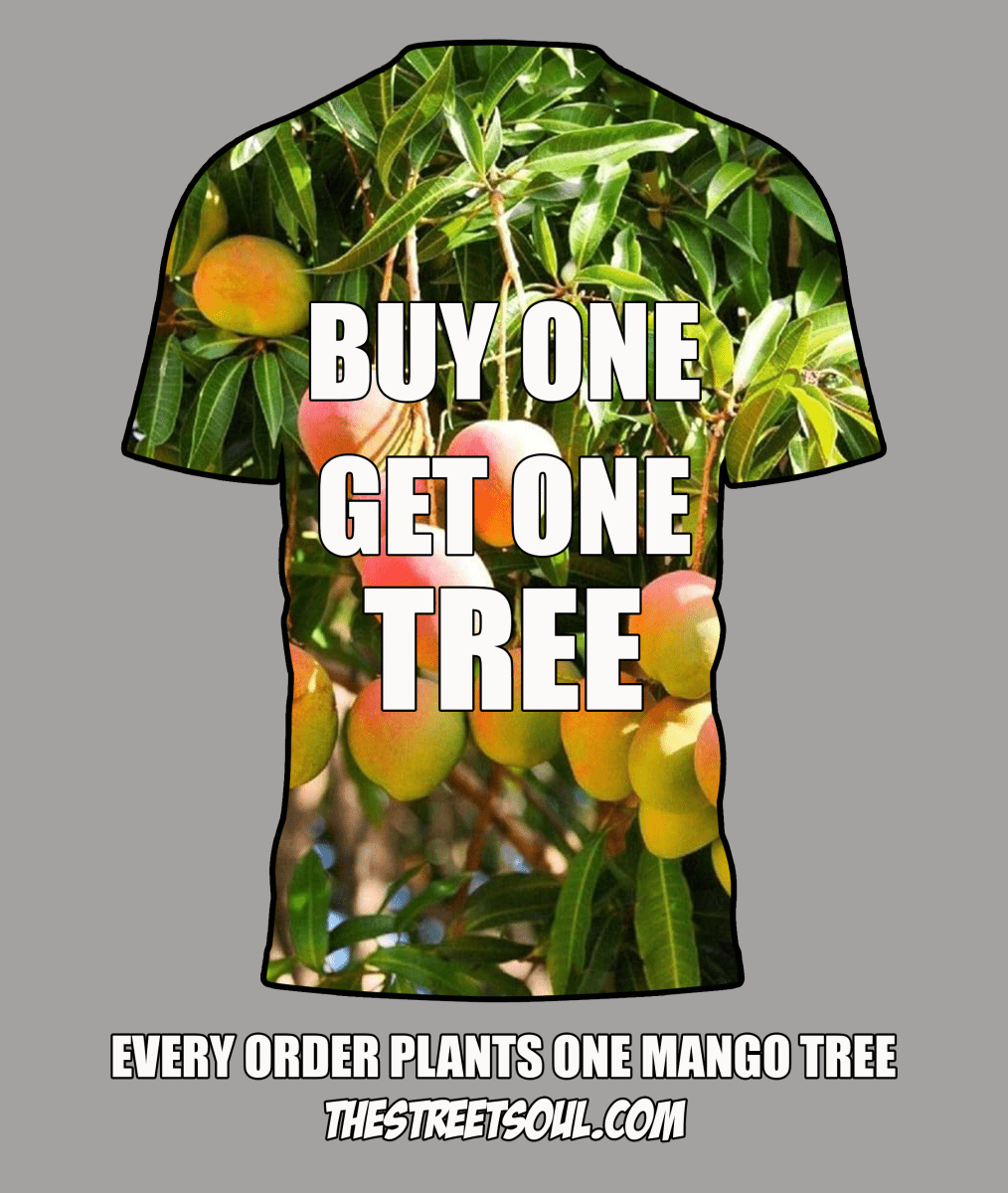 MISSIONMANGO "Sow Hope, Reap Mangoes" Charity T-shirt - Street Soul Clothing