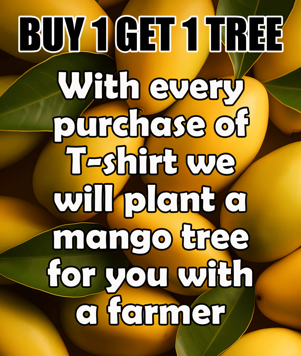 MISSIONMANGO "Sow Hope, Reap Mangoes" Charity T-shirt - Street Soul Clothing