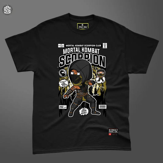 Mortal kombat comic styled printed T-shirt - T- Shirt