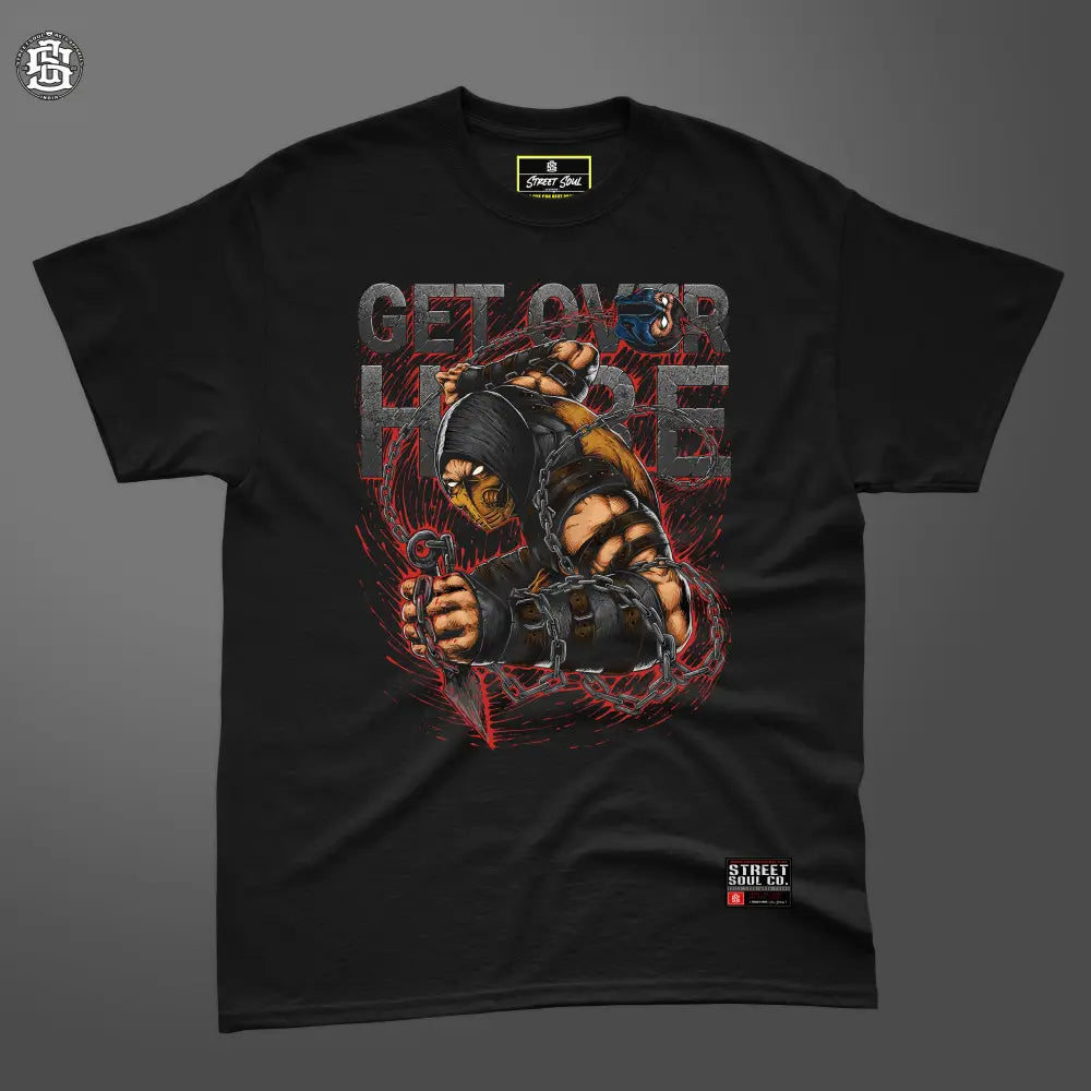 Mortal kombat scorpion printed T-shirt - T- Shirt