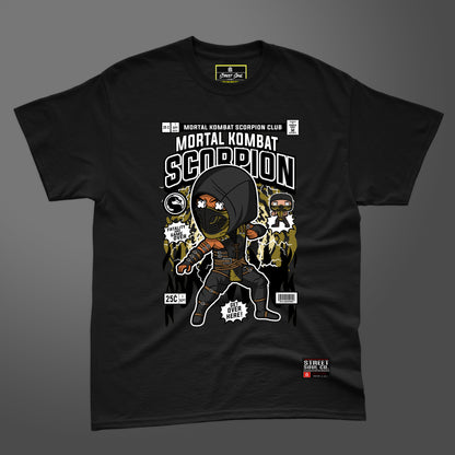 Mortal kombat comic styled printed T-shirt