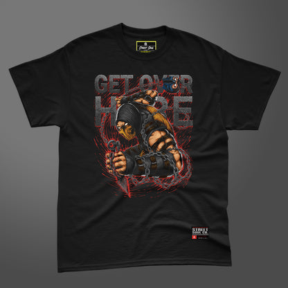 Mortal kombat scorpion printed T-shirt