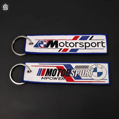 Motorsport woven keychain - keychain