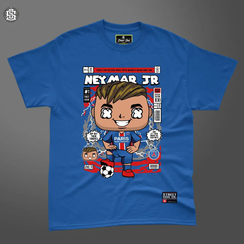 Neymar Jr. comic styled printed T-shirt - T- Shirt