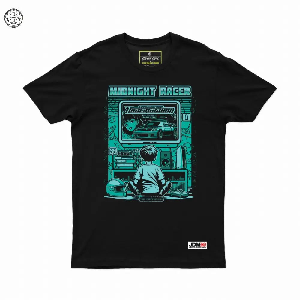NFS Underground Midnight racer JDM T-shirt - Street Soul Clothing