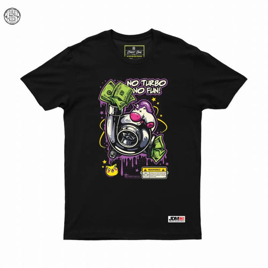 No turbo no fun JDM T-shirt - Street Soul Clothing