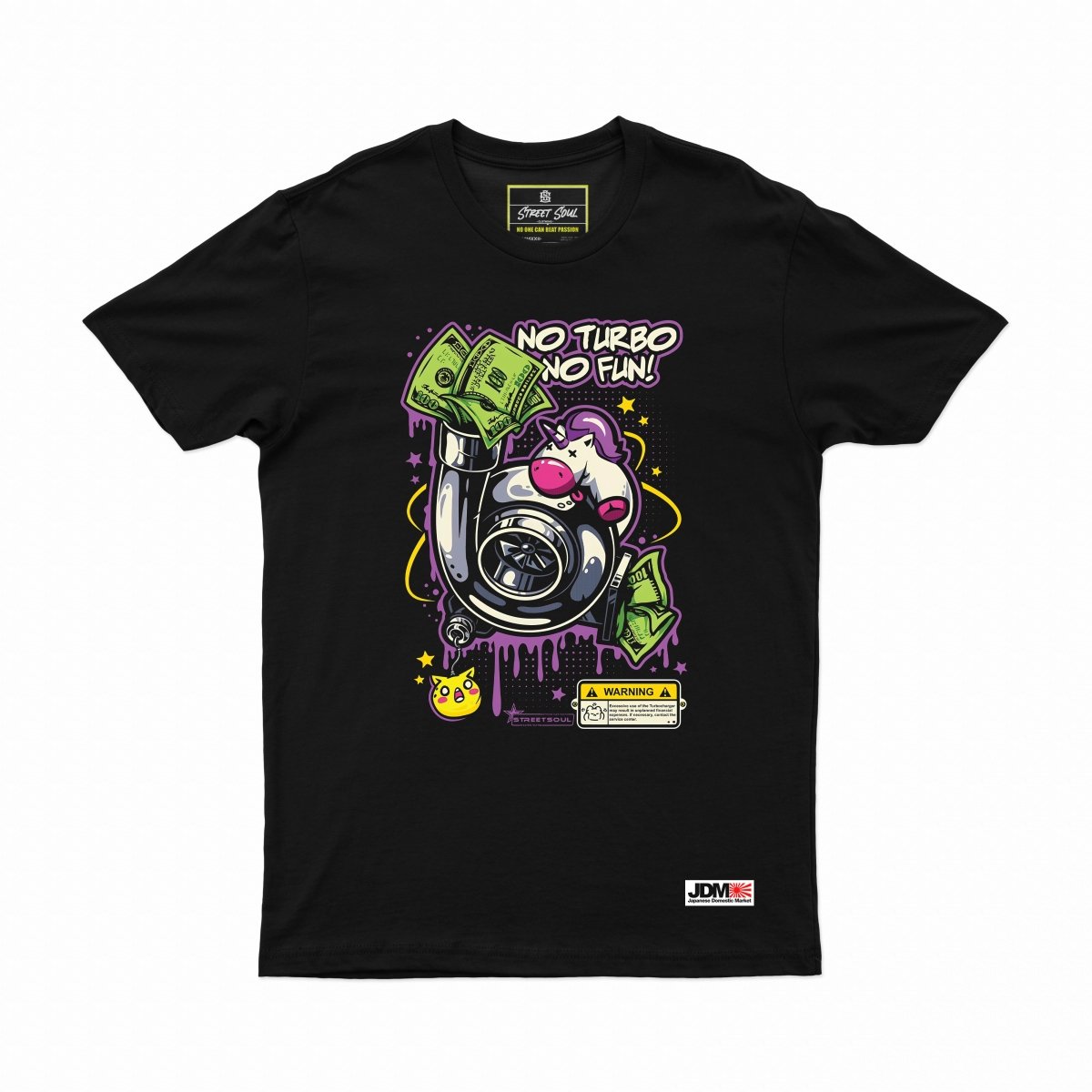 No turbo no fun JDM T-shirt - Street Soul Clothing