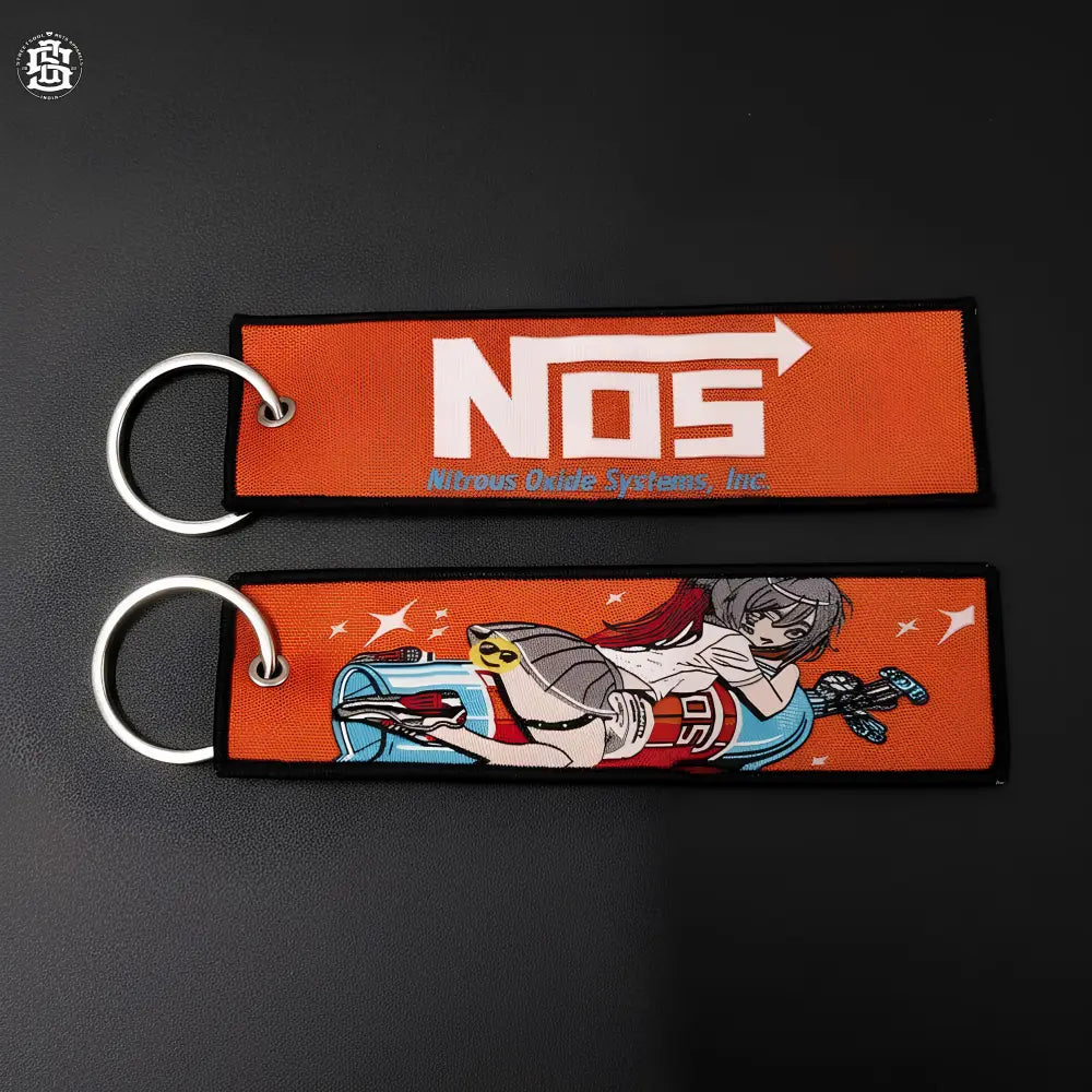 NOS JDM woven keychain - keychain