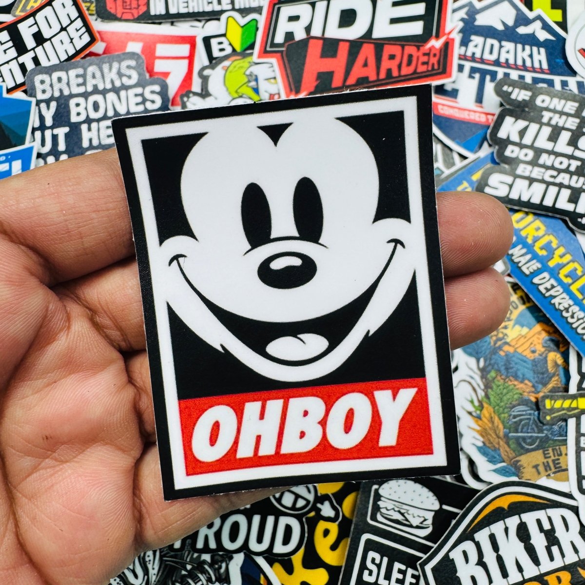 Oh boy! sticker - Street Soul Clothing