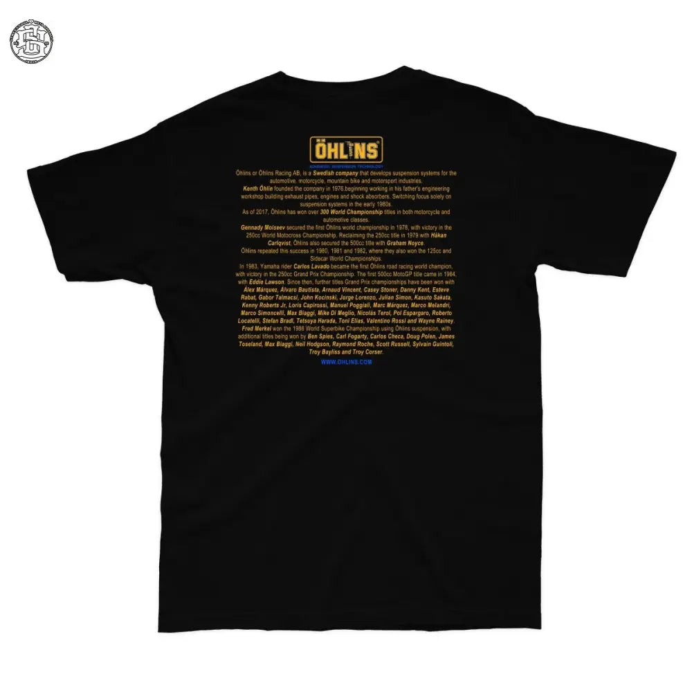 OHLINS Racing T-shirt - Street Soul Clothing