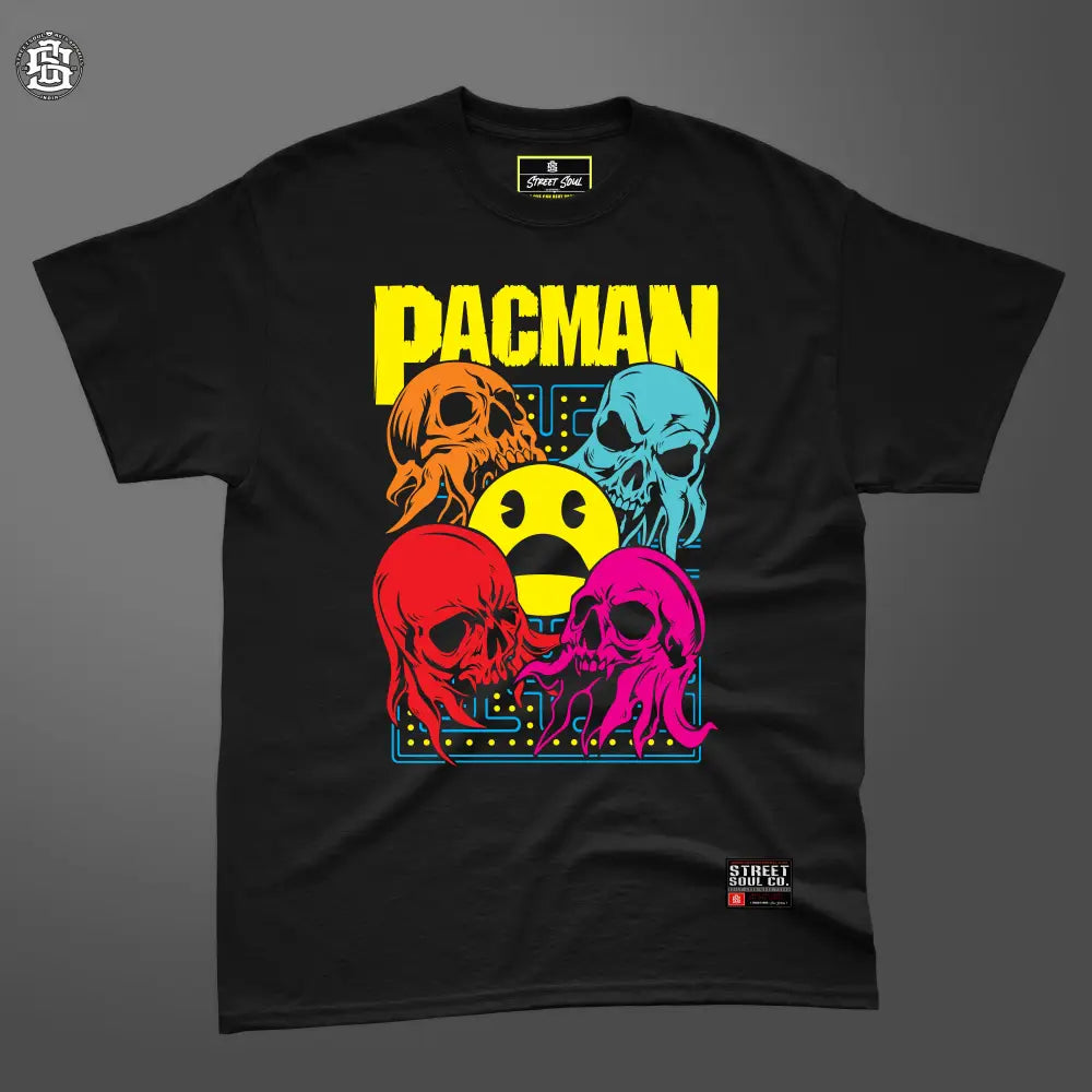 Pacman black printed T-shirt - T- Shirt