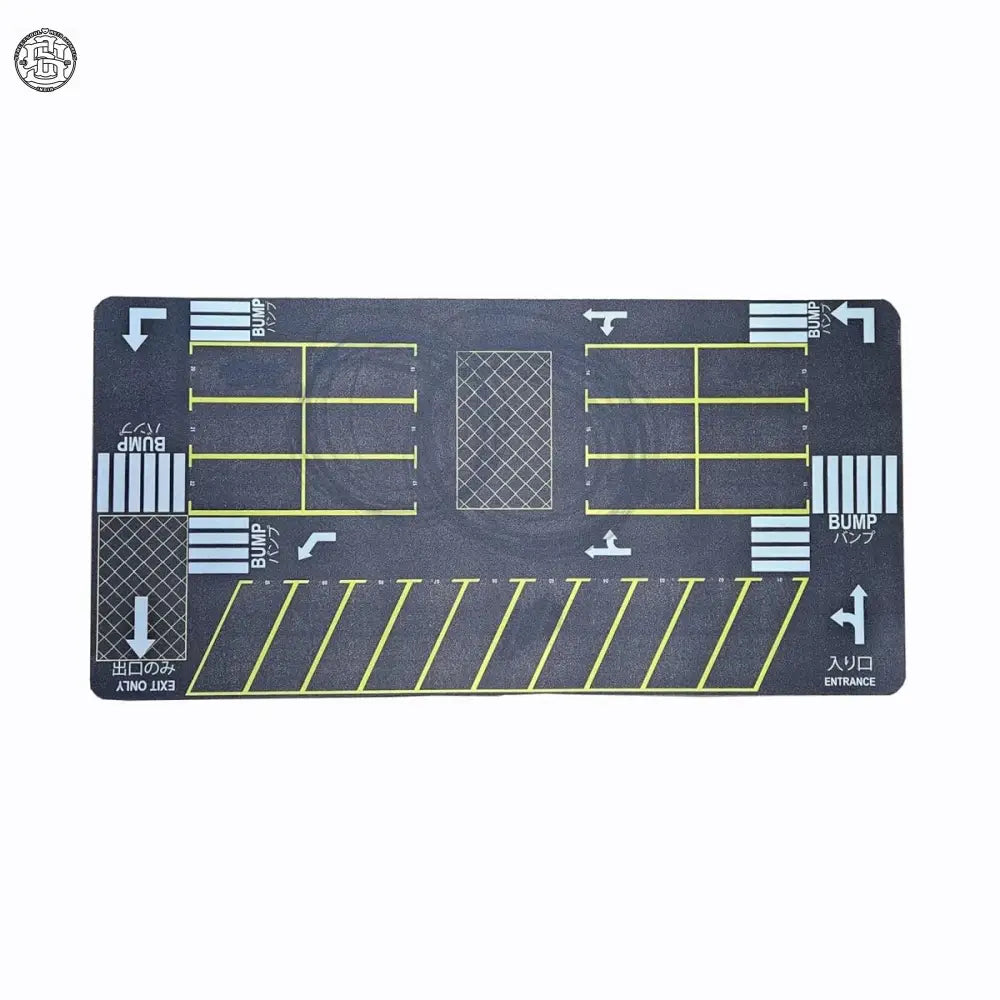 Parking lot mat Diorama for 1/64 Scale Cars (Hotwheels,minigt,majoratte, etc) Large Size 11X22 inches **Cars not Included - Street Soul Clothing