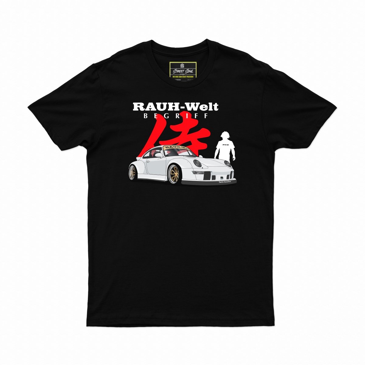 Porsche Rauh welt Printed Cotton T-shirt - Street Soul Clothing