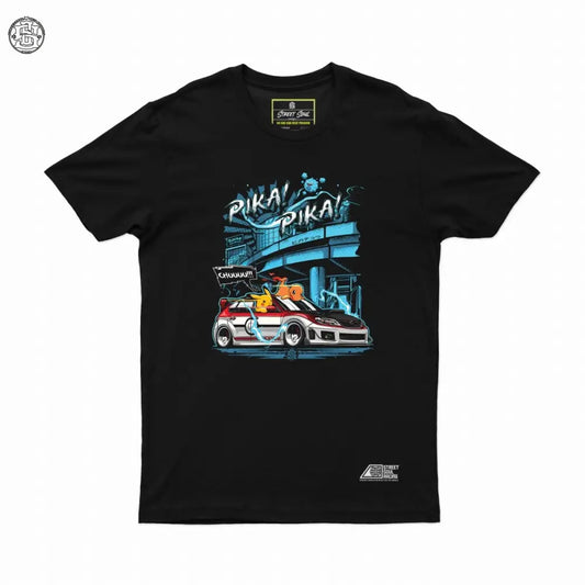 Powered by pikachu JDM T-shirt - Street Soul Clothing