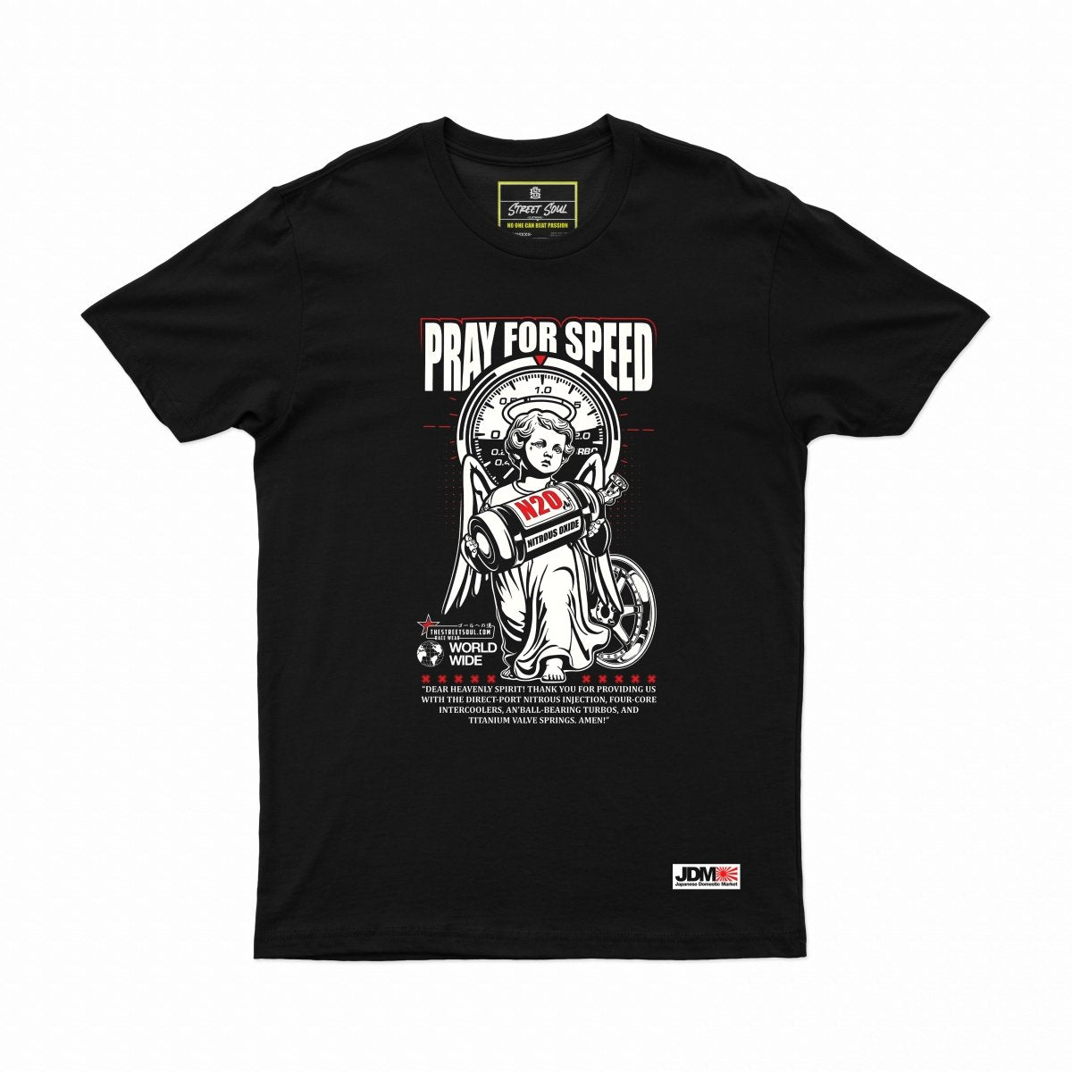Pray for Speed JDM T-shirt - Street Soul Clothing