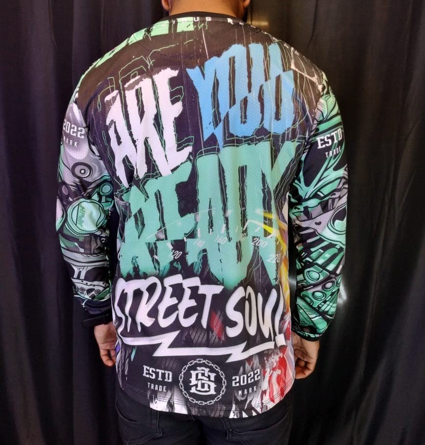 "RECKLESS" riding jersey - Street Soul Clothing