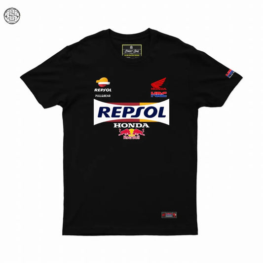 Repsol Honda Racing Team Printed Biker cotton t-shirt - Street Soul Clothing