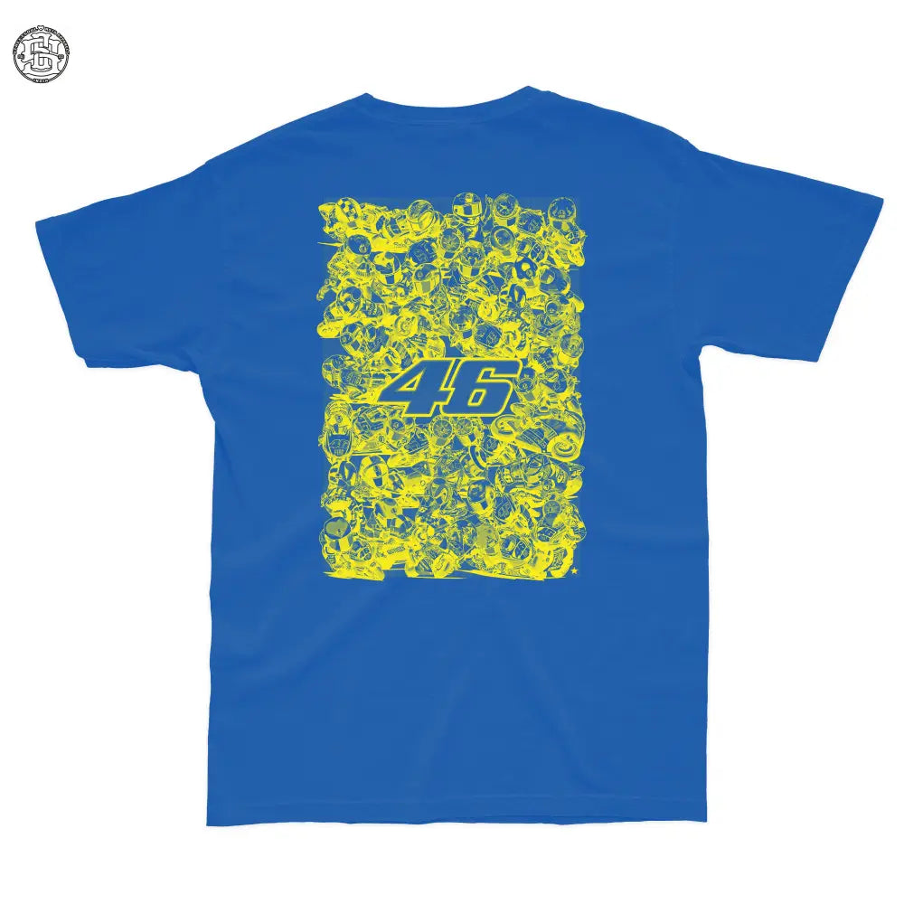 Rossi Printed Royal blue T-shirt - T- Shirt