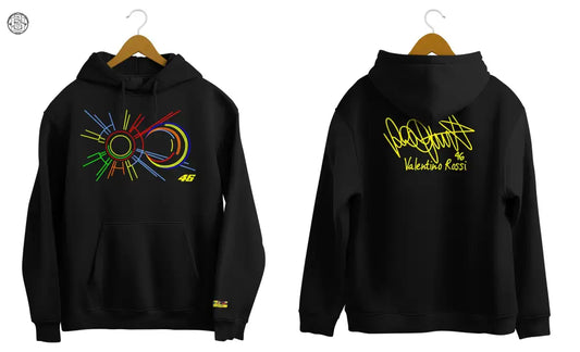 Rossi Sun & moon Printed Hoodie - Hoodies