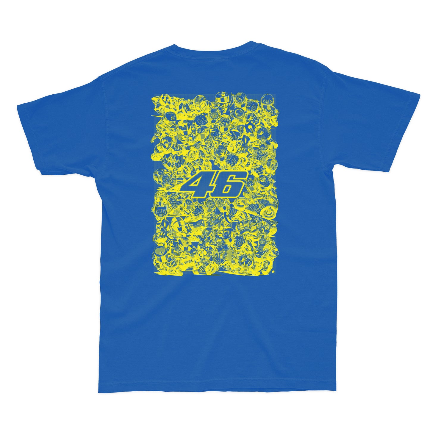 Rossi Printed Royal blue T-shirt
