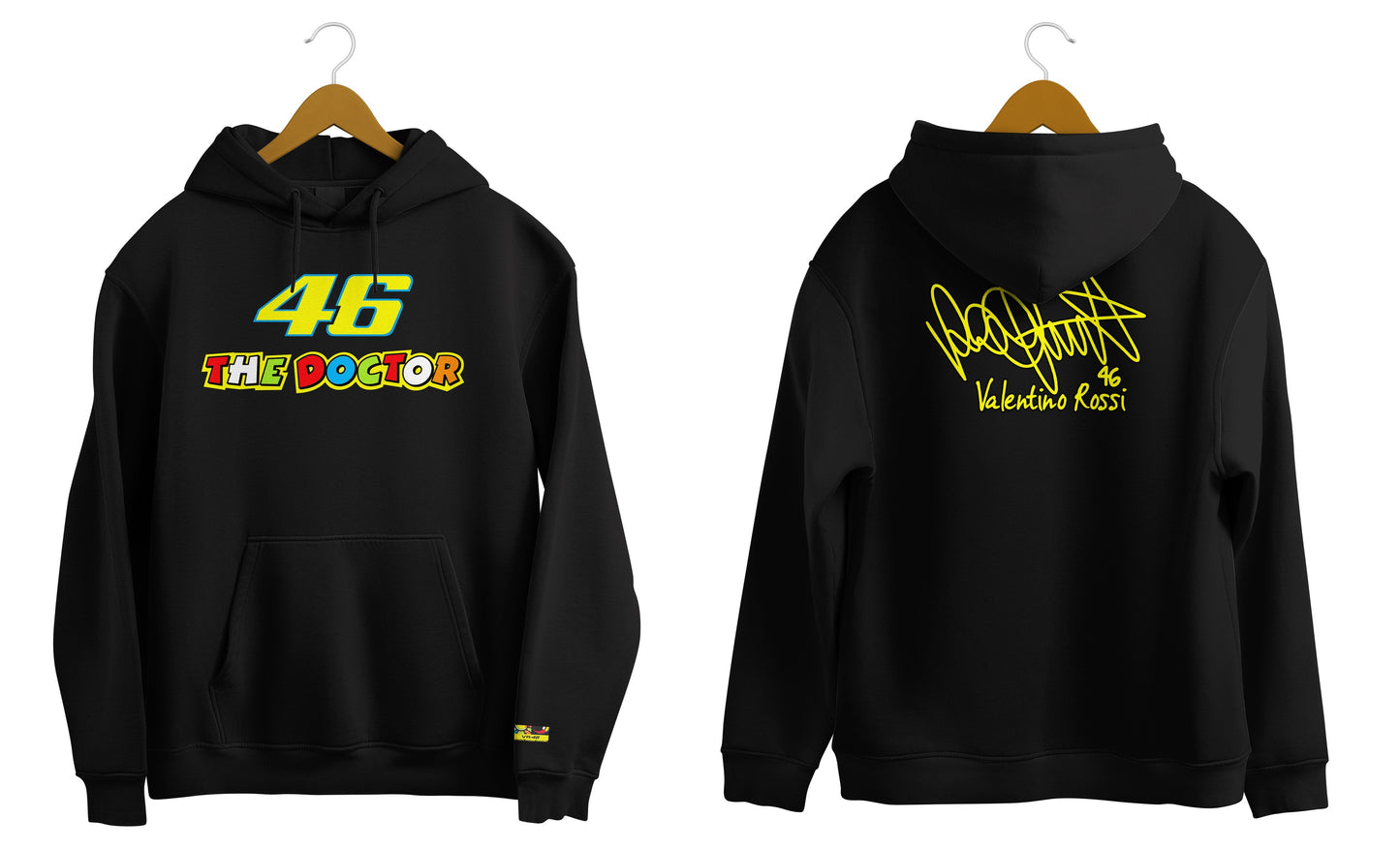 VR46 THE DOCTOR Printed Hoodie