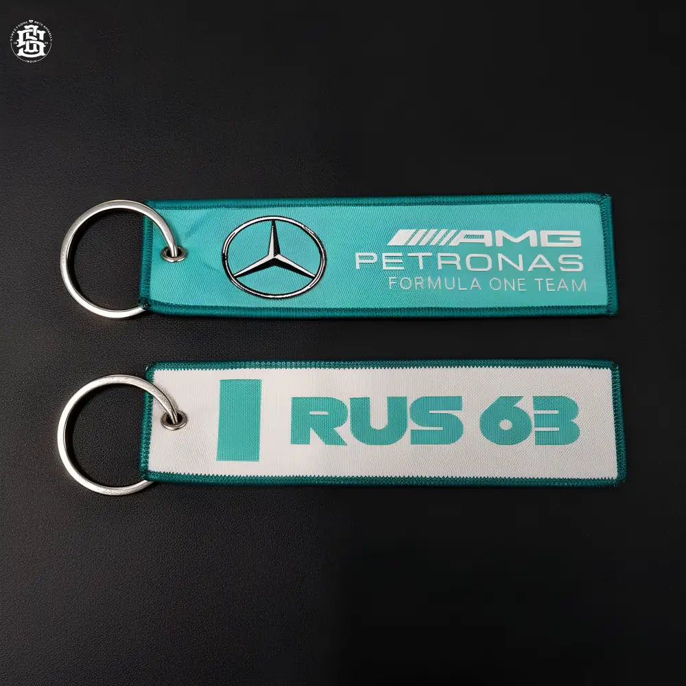 Russell 63 woven keychain - keychain