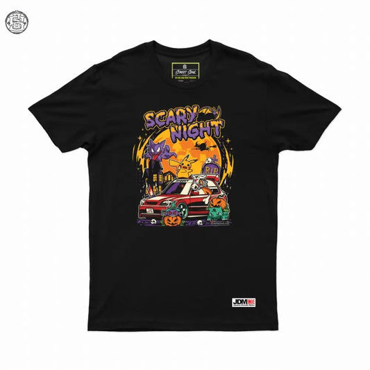 Scary night Pokemon inspired JDM T-shirt - Street Soul Clothing