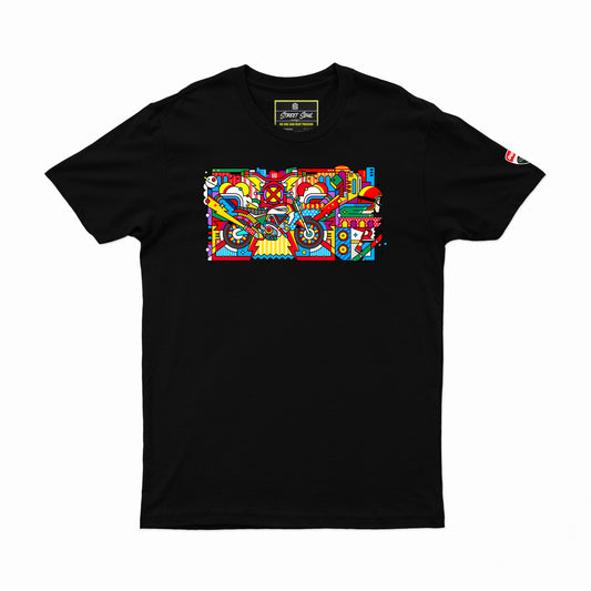 Ducati Scrambler Printed Half sleeves biker T-shirt - Street Soul Clothing