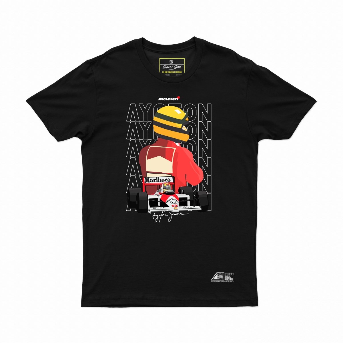 Senna Legacy Formula one T-shirt - Street Soul Clothing