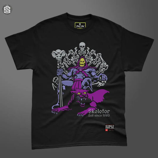 Skeletor masters of the universe black printed T-shirt - T- Shirt
