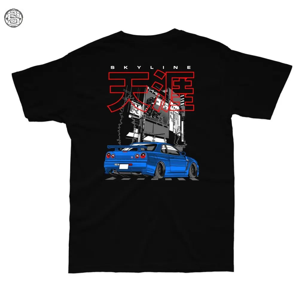 Skyline GTR Printed Cotton T-shirt - Street Soul Clothing