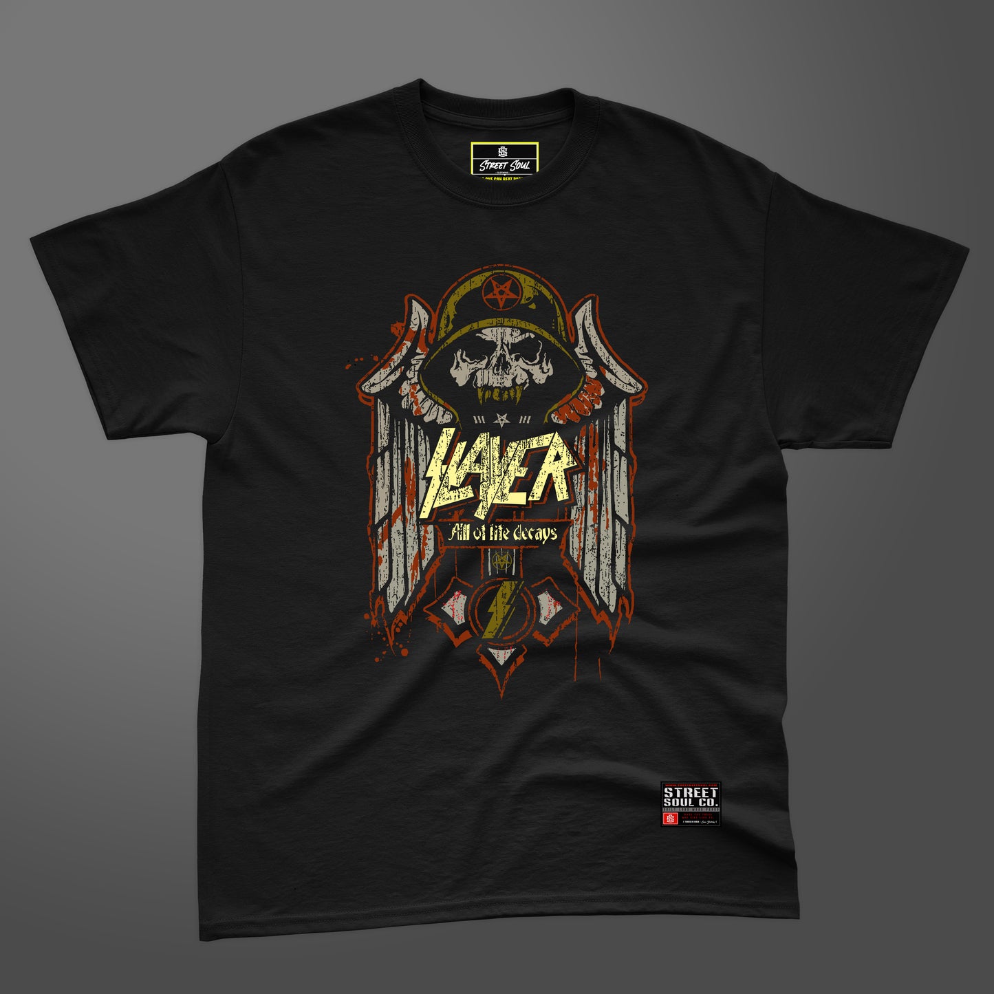 Slayer black printed T-shirt