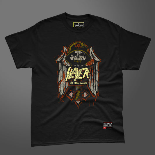 Slayer black printed T-shirt