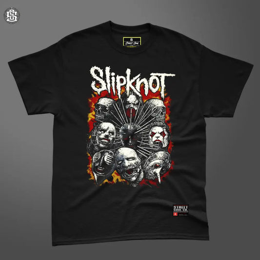 Slipknot Vintage multi black printed T-shirt - T- Shirt