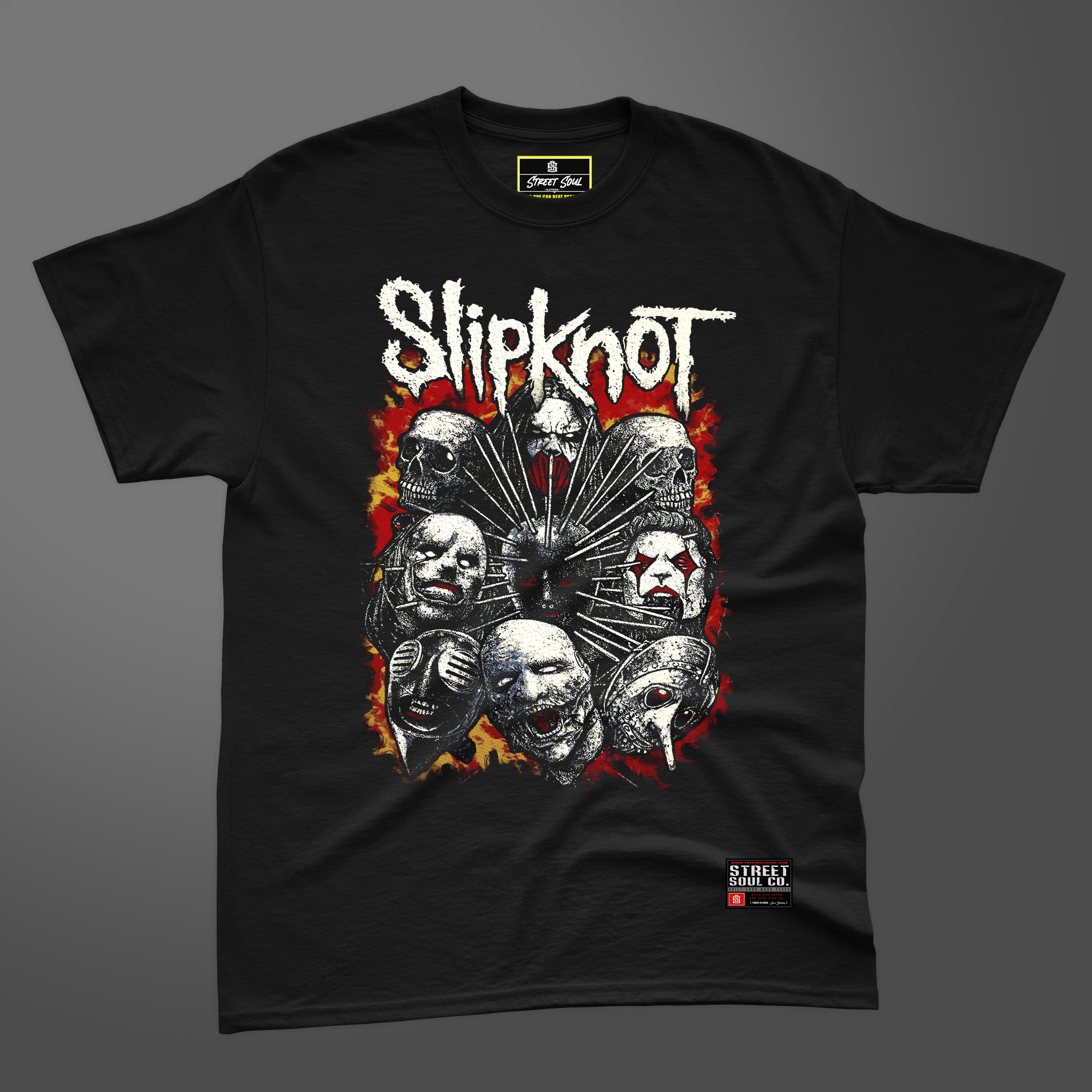 Slipknot Vintage multi black printed T-shirt – Street Soul Clothing