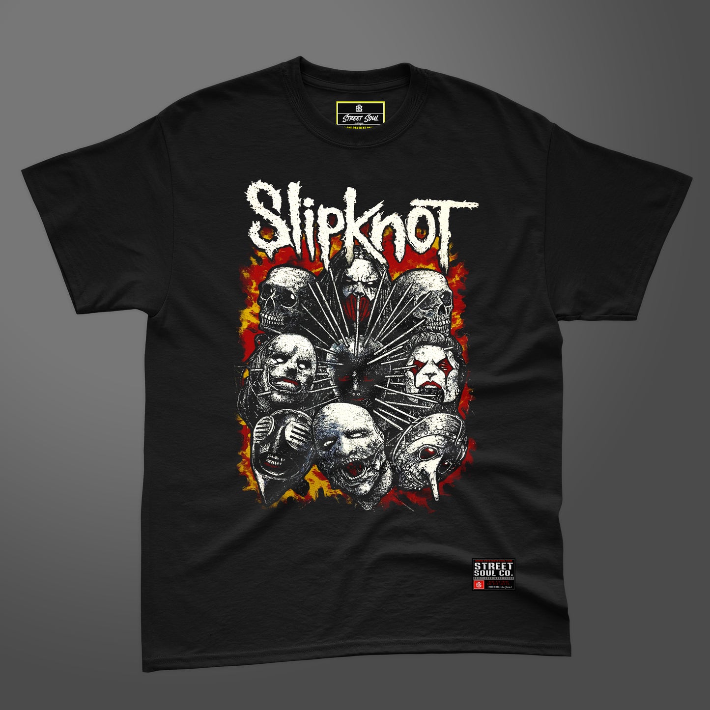 Slipknot Vintage multi black printed T-shirt